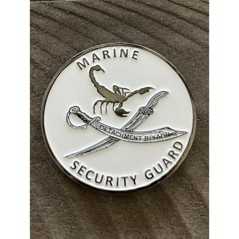 Marine Security Guard Detachment Riyadh, Saudi Arabia Challenge Coin